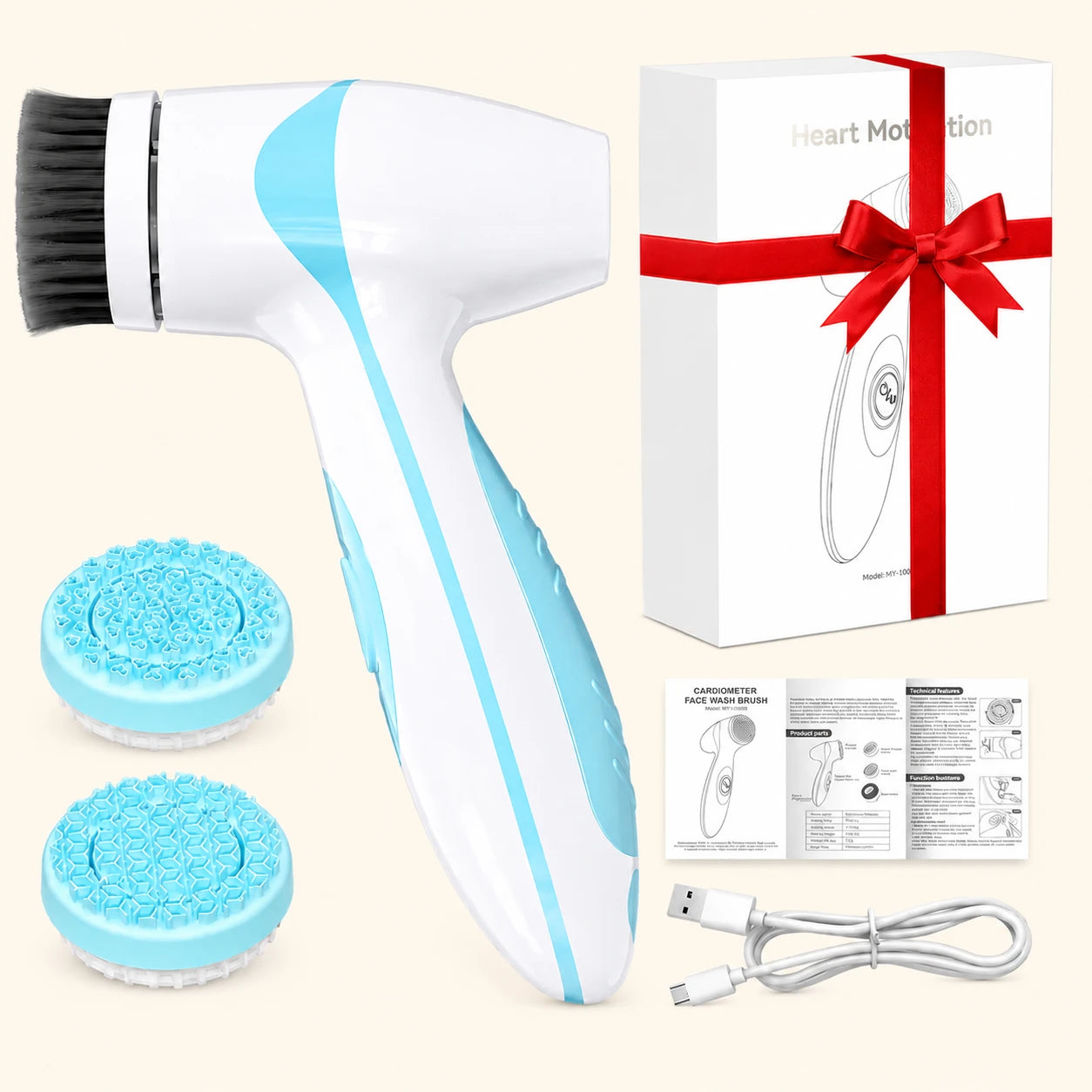 Teaifa™ 1066-Rotating Facial Cleansing Brush