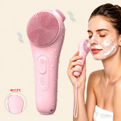 Teaifa™ 1086B-Heated Silicone Face Scrubber