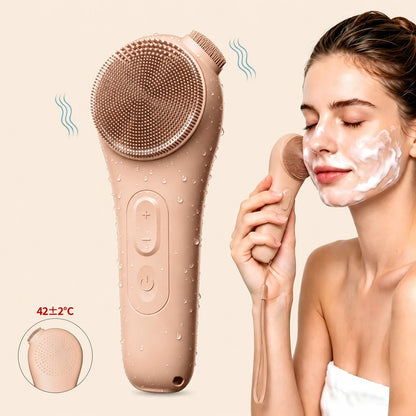 Teaifa™ 1086B-Heated Silicone Face Scrubber