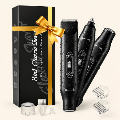 Teaifa™ 6014-IPX7 3-in-1 Body Hair Trimmer