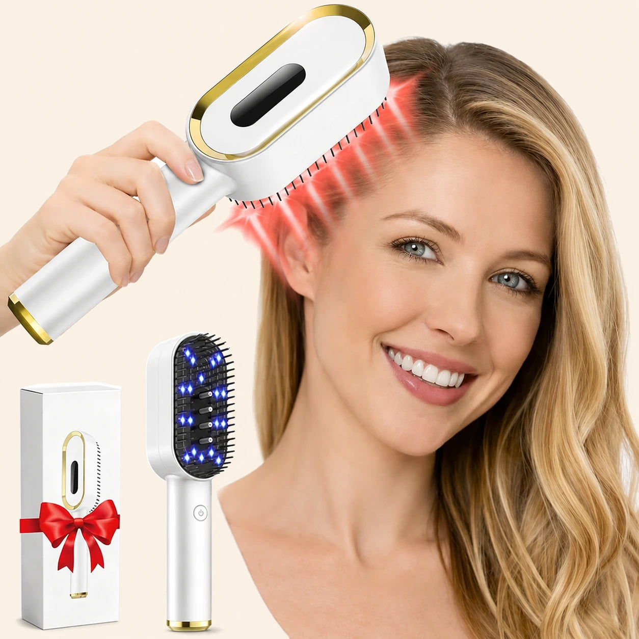 Teaifa™ H6-Red Light Scalp Massager Comb